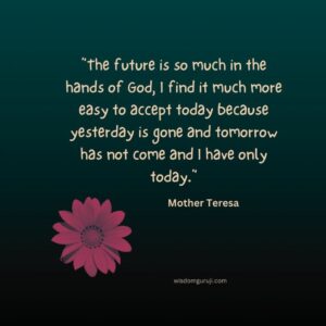 The Future is so much in the Hands of God