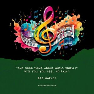 One Good Thing About Music