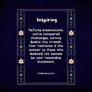 Defying Expectations You Have Conquered Challenges