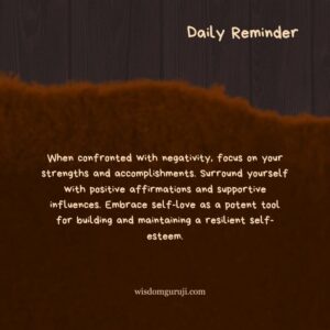 When Confronted with Negativity, Focus on Your Strengths