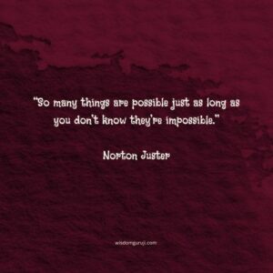 So Many Things are Possible