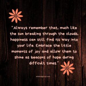 Embrace the Little Moments of Joy and Allow them to Shine