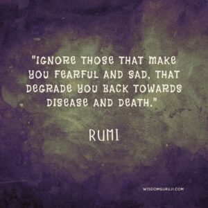 Ignore those that Make You Fearful and Sad