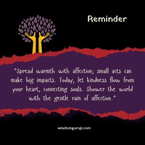 Spread Warmth with Affection