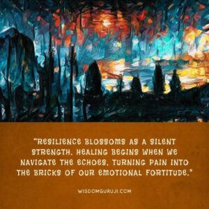 Resilience Blossoms As A Silent Strength