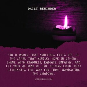 In a World that Sometimes Feels Dim