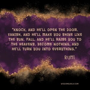 Knock and He'll Open the Door