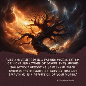 Like A Sturdy Tree in A Passing Storm