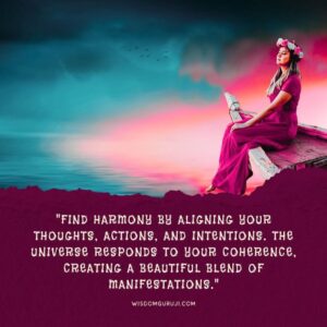 Find Harmony By Aligning Your Thoughts