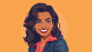 Self-Worth: A confident woman standing tall, symbolizing empowerment