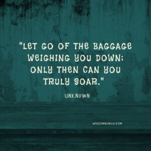 Let Go of the Baggage