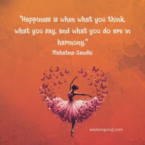 Happiness is When What You Think