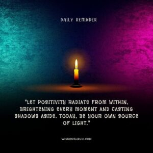 Let Positivity Radiate From Within