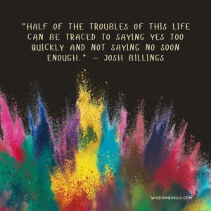 Half of the Troubles of this Life