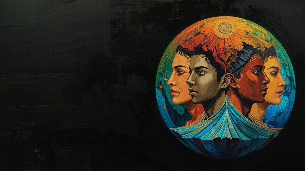 The power of globalization enhancing cultural identities through diverse exchanges, including culinary, music, and art influences, fostering global connections and appreciation