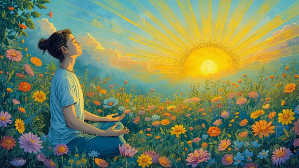 Inner Peace and Serenity – A calming image representing mindfulness, tranquility, and emotional balance, inspiring a peaceful and harmonious state of mind.