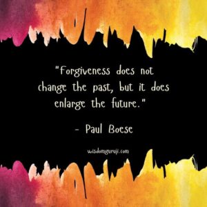 Forgiveness Does Not Change the Past