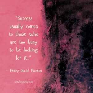 Success Usually Comes