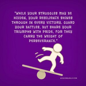 While Your Struggles May Be Hidden