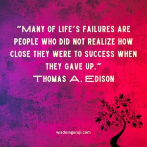 Many of Life's Failures are People