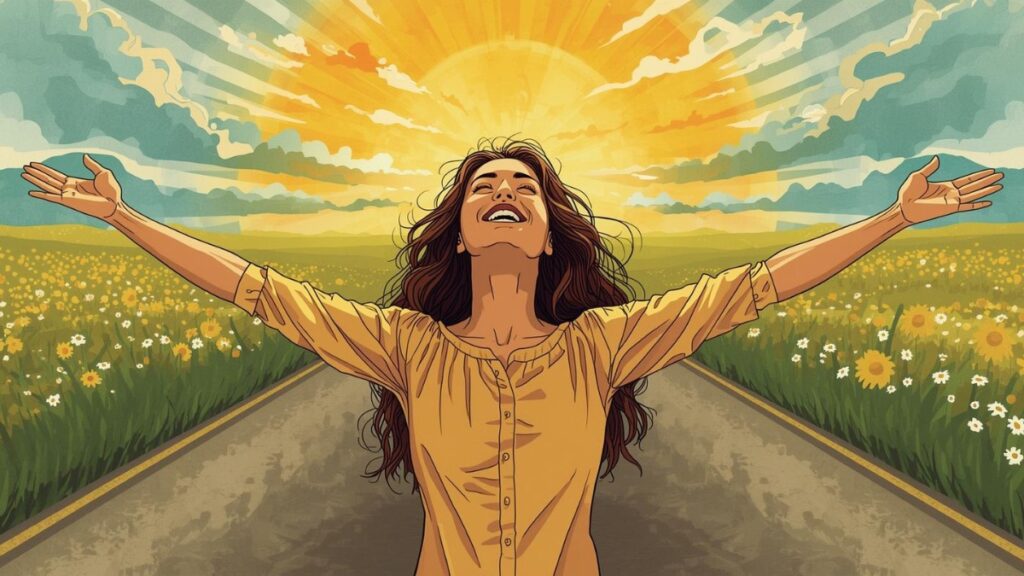 Create your own sunshine with positivity and success