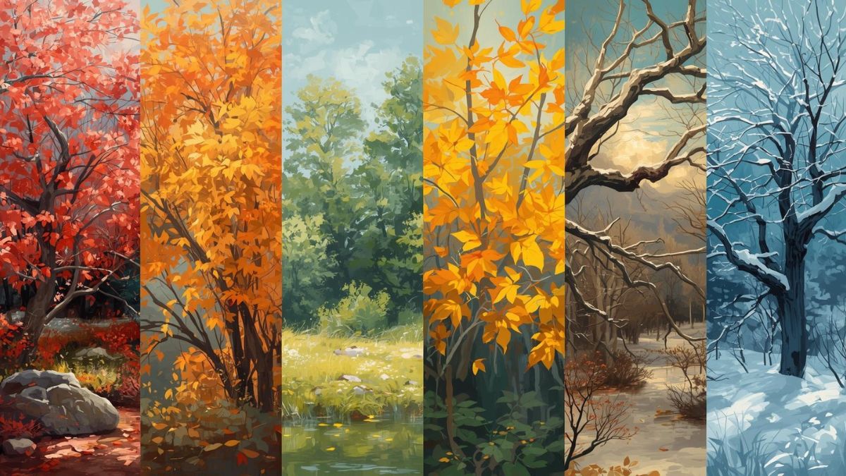 Seasonal Living – A peaceful nature scene showcasing the harmony of aligning daily habits with nature’s rhythms for a balanced and vibrant life.