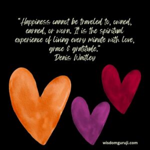 Happiness Cannot Be Traveled To