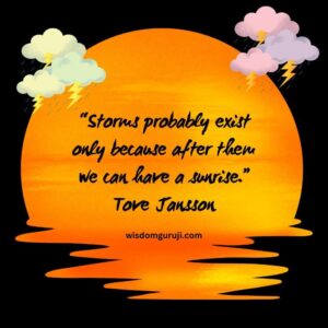 Storms Probably Exist Only Because