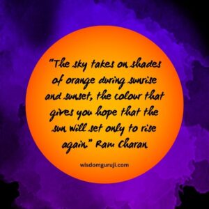 The Sky Takes on Shades of Orange