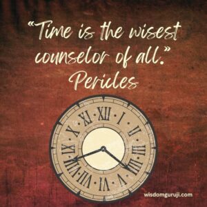 Time is the Wisest Counselor of All