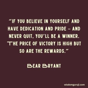 If You Believe in Yourself and Have Dedication