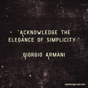 Acknowledge the Elegance of Simplicity