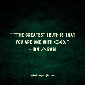 The Greatest Truth is that You are One with GOD