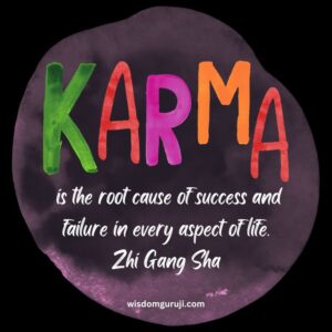 Karma is the Root Cause of Success and Failure