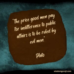 The Price Good Men Pay For Indifference