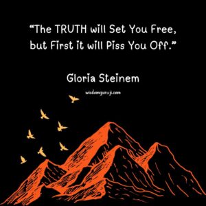 The Truth Will Set You Free