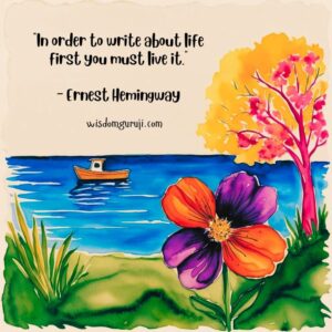 In Order to Write About Life