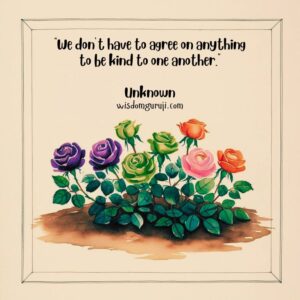 We Don't Have to Agree