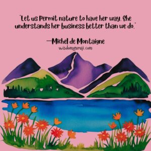 Let Us Permit Nature