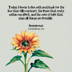 Today I Choose to Live