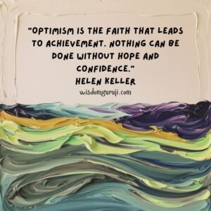 Optimism is the Faith