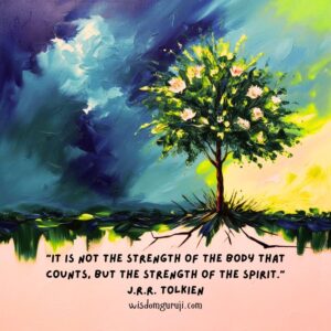 It is Not the Strength of the Body