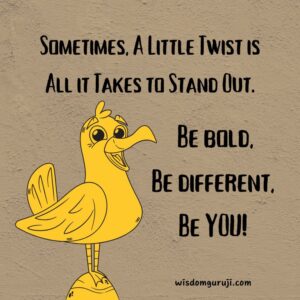 Sometimes, A Little Twist