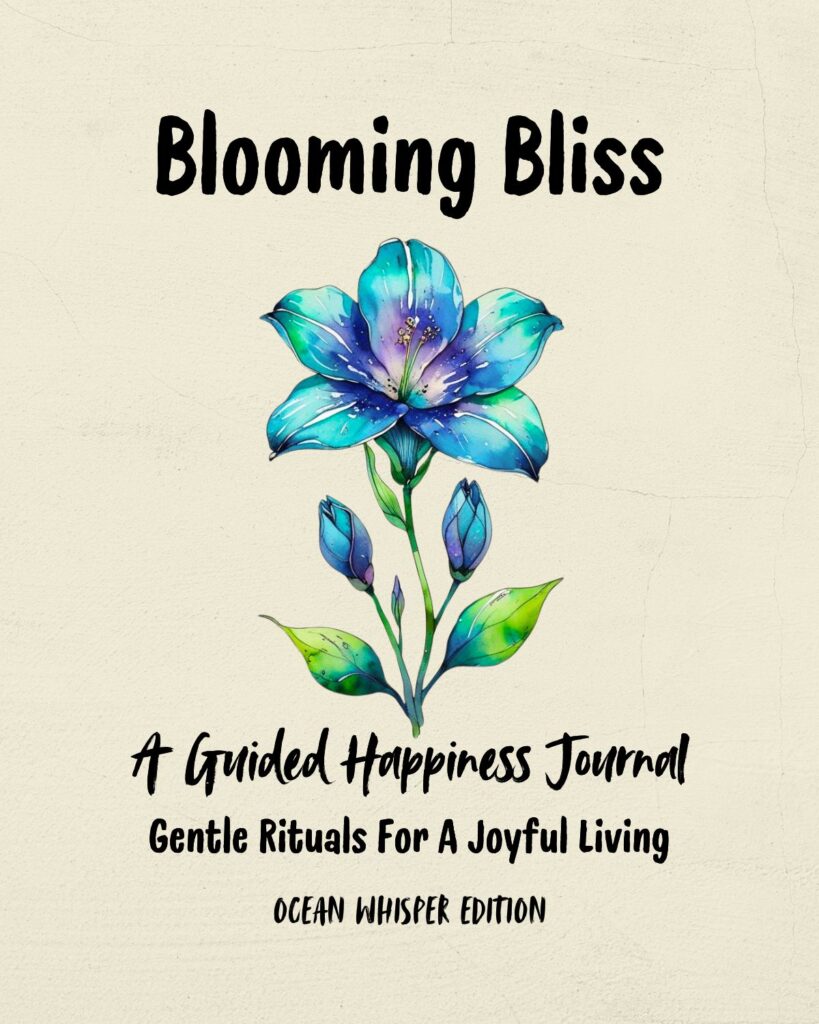 Blooming Bliss Happiness Journal - Ocean Whisper Edition