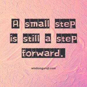 A Small Step