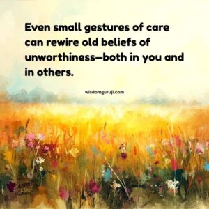 Even small gestures of care