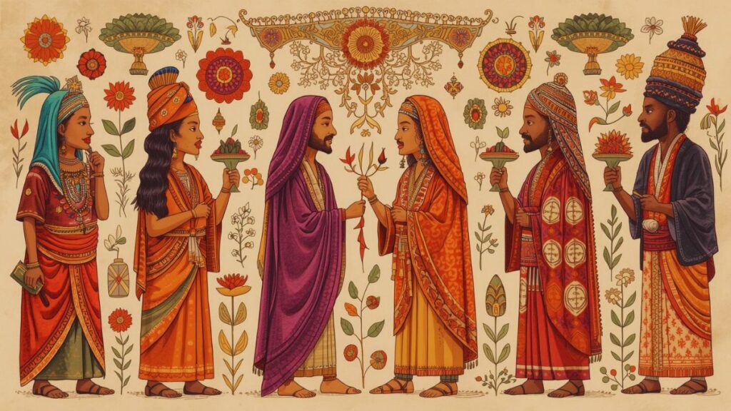 The power of tradition in a modern world, showcasing how cultural practices adapt to changing times while preserving their core values and meanings.