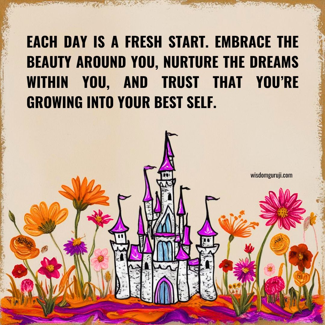 Each Day is A Fresh Start